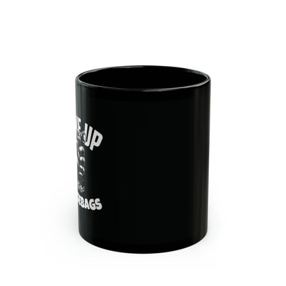 Glove up Cheesebags Black Mug (11oz, 15oz)