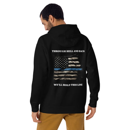 Hold the line Unisex Hoodie