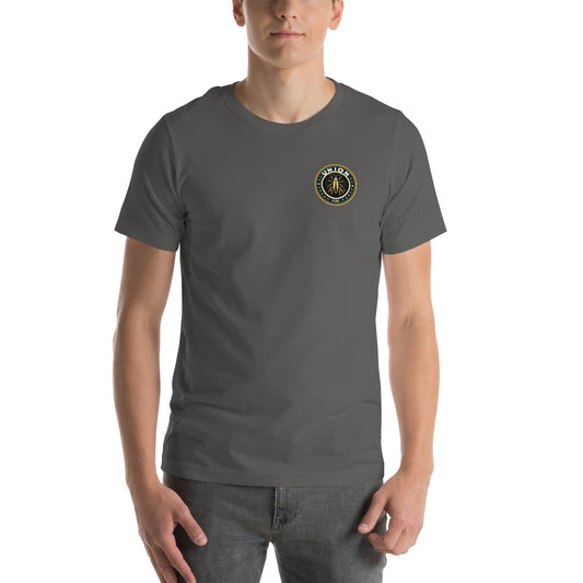 Union 1125 front, Rat on back Unisex t-shirt