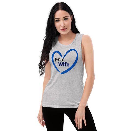 Police Wife Ladies’ Muscle Tank