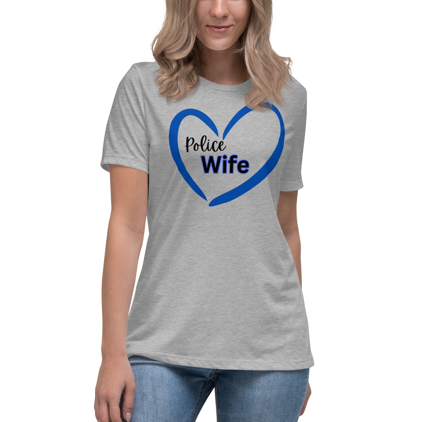 Police Wife Women's Relaxed T-Shirt