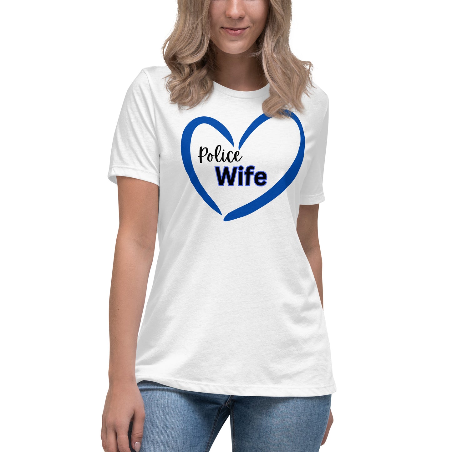 Police Wife Women's Relaxed T-Shirt